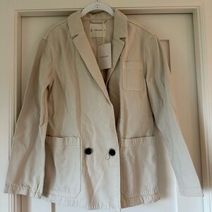 Everlane Beige Women's Chore Blazer